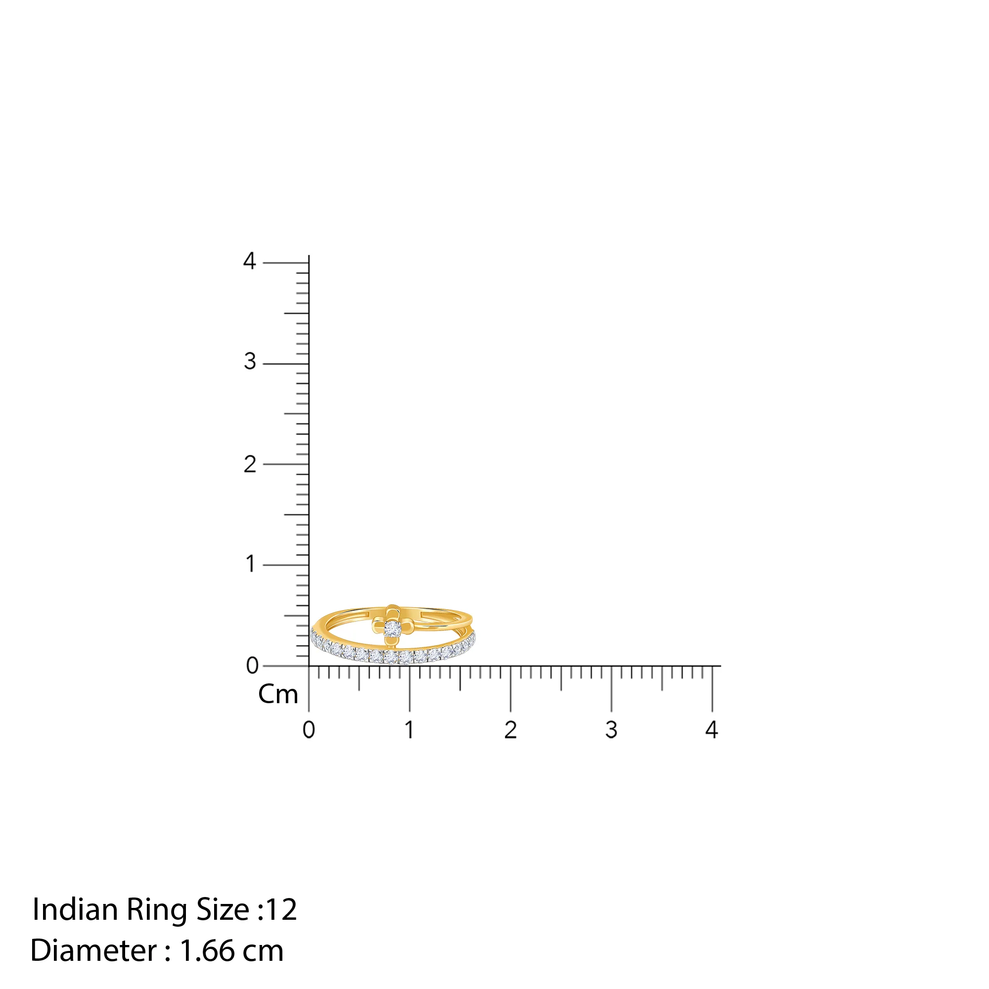 Gold Prong Lab Grown Diamond Ring - Image 6