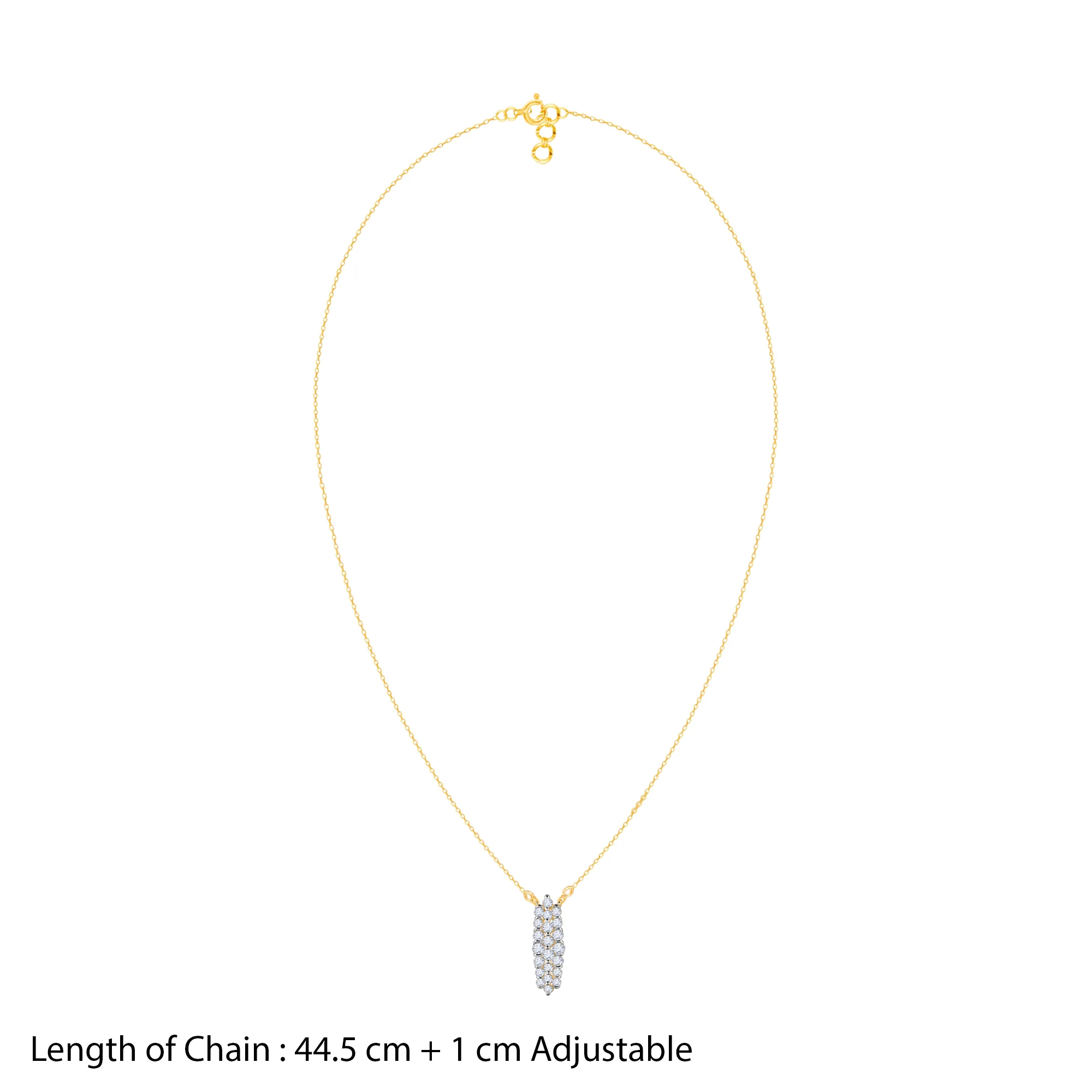 Gold Pure Bliss Diamond Necklace - Image 5