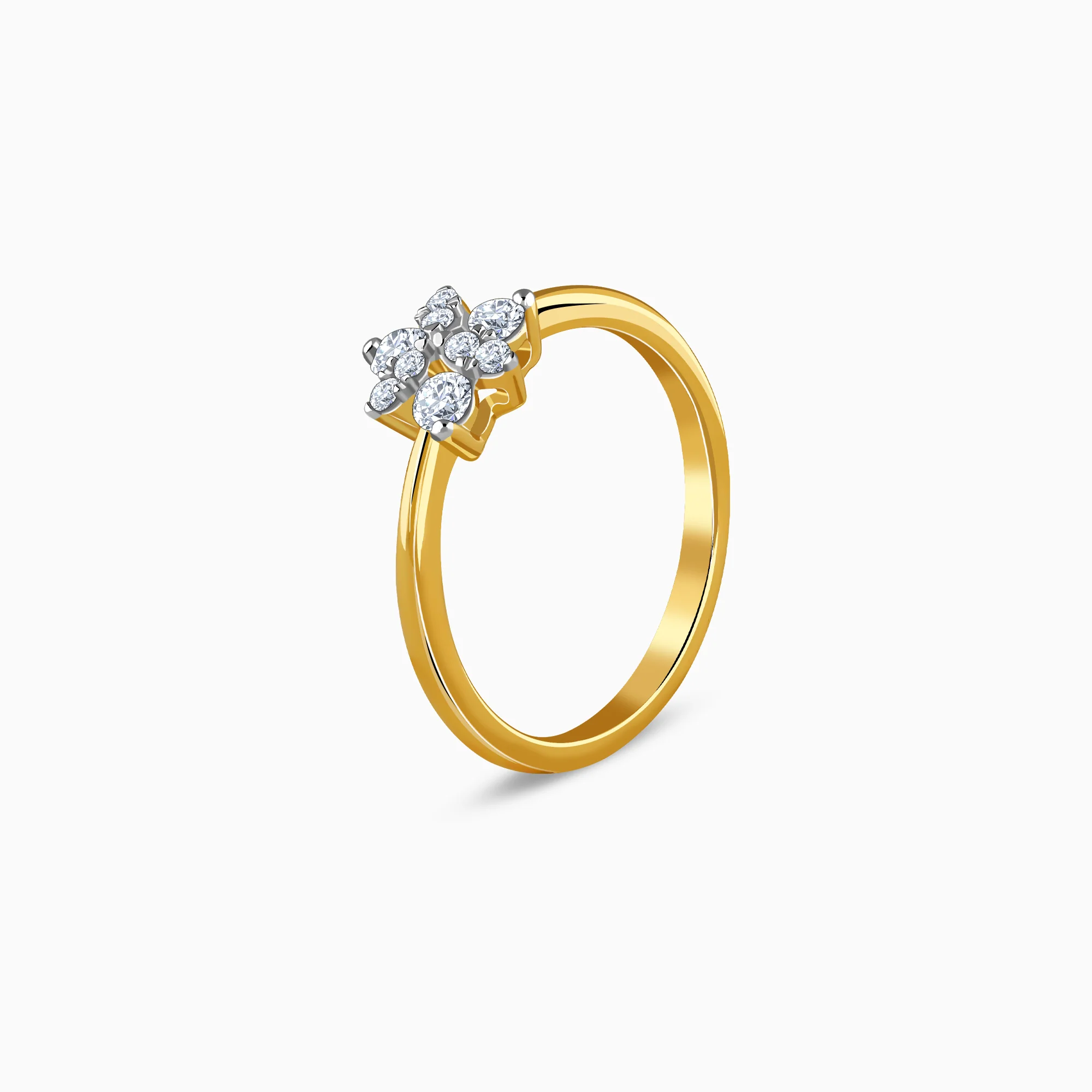 Gold Radiapetal Lab Grown Diamond Ring - Image 4