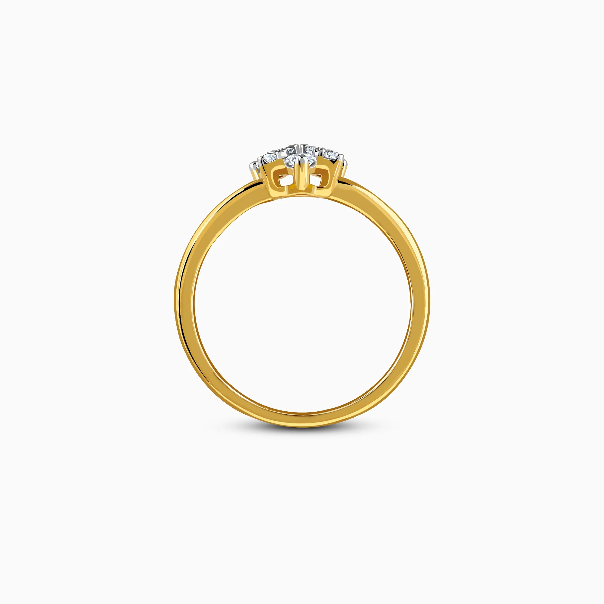 Gold Radiapetal Lab Grown Diamond Ring - Image 5