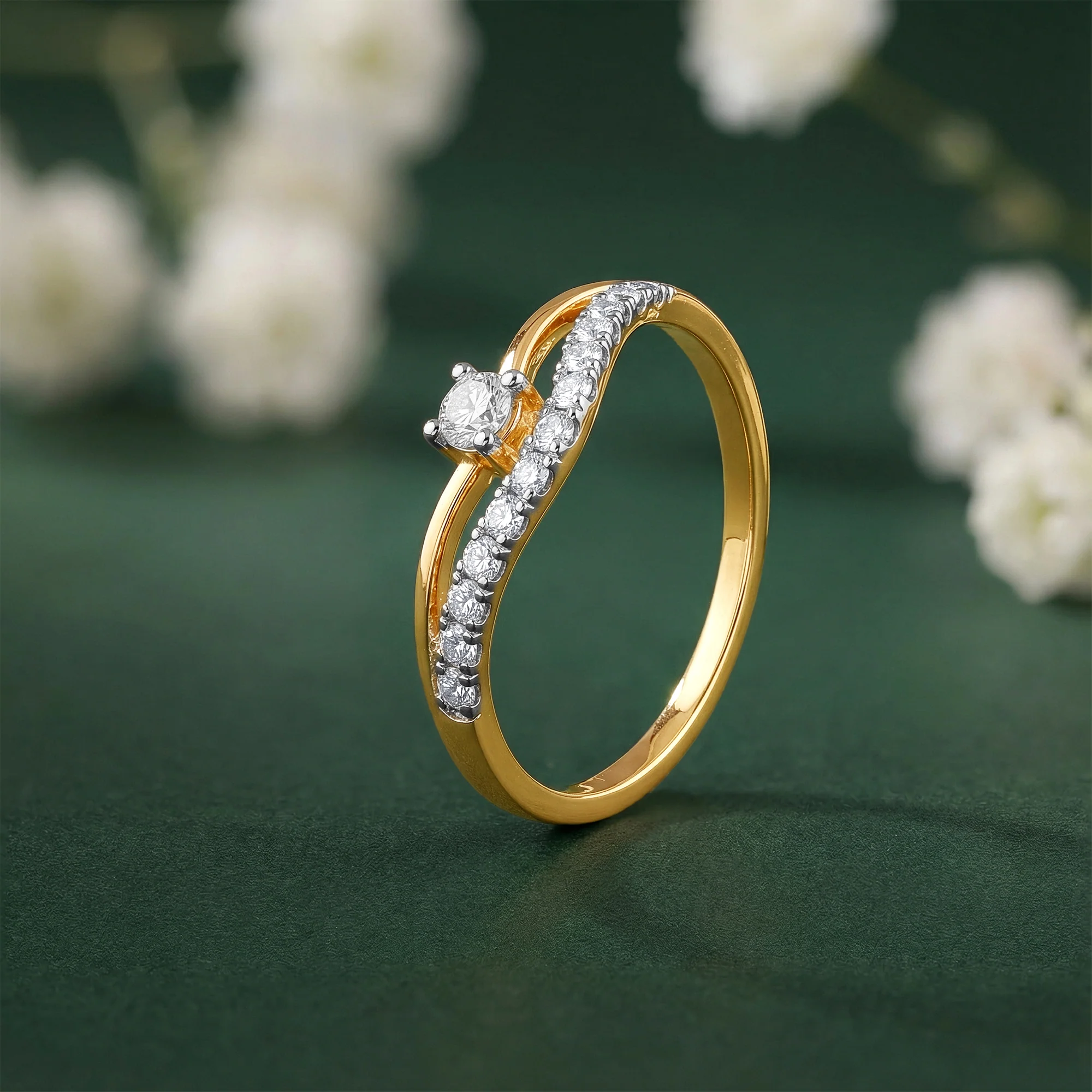 Gold Regna Lab Grown Diamond Ring - Image 2