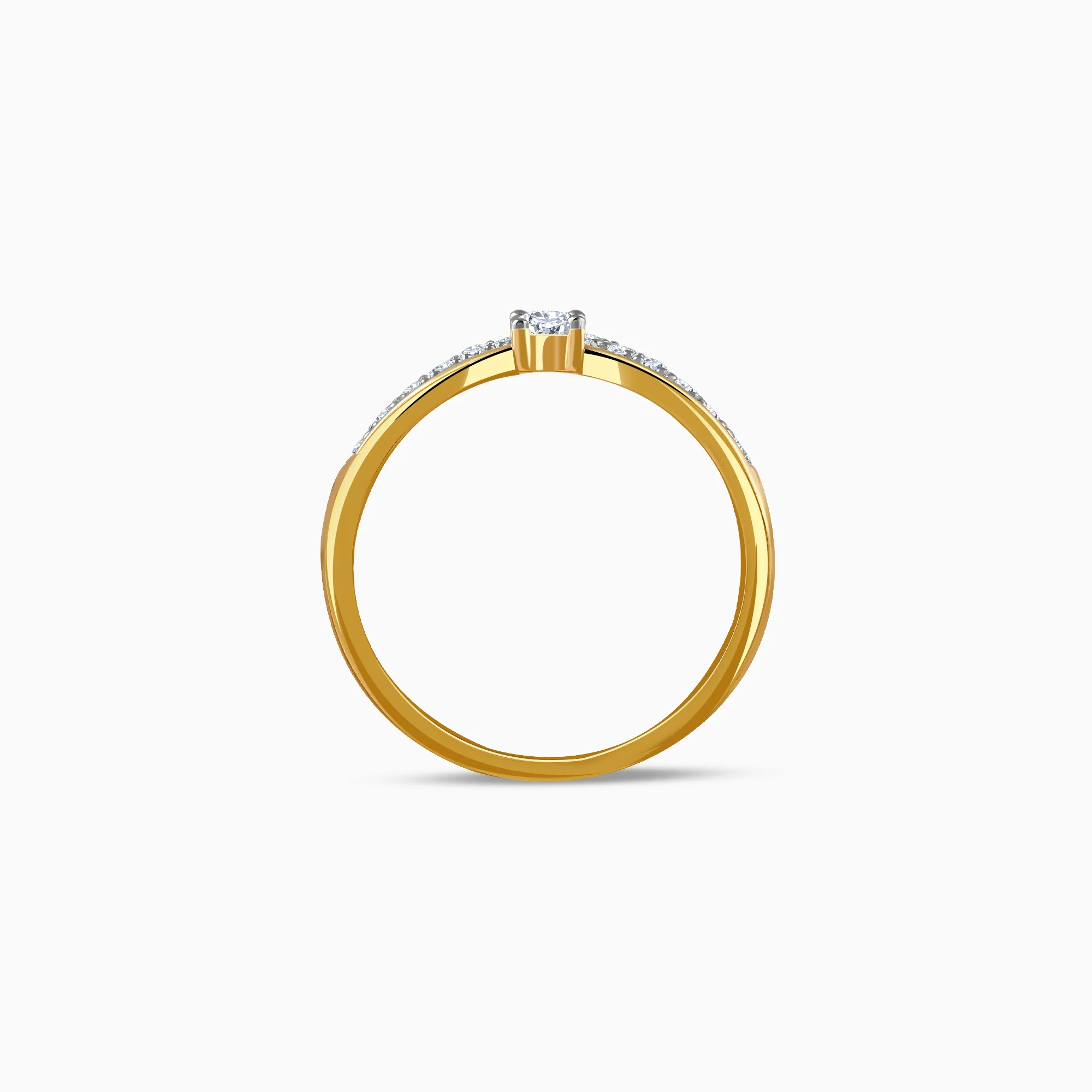 Gold Regna Lab Grown Diamond Ring - Image 5