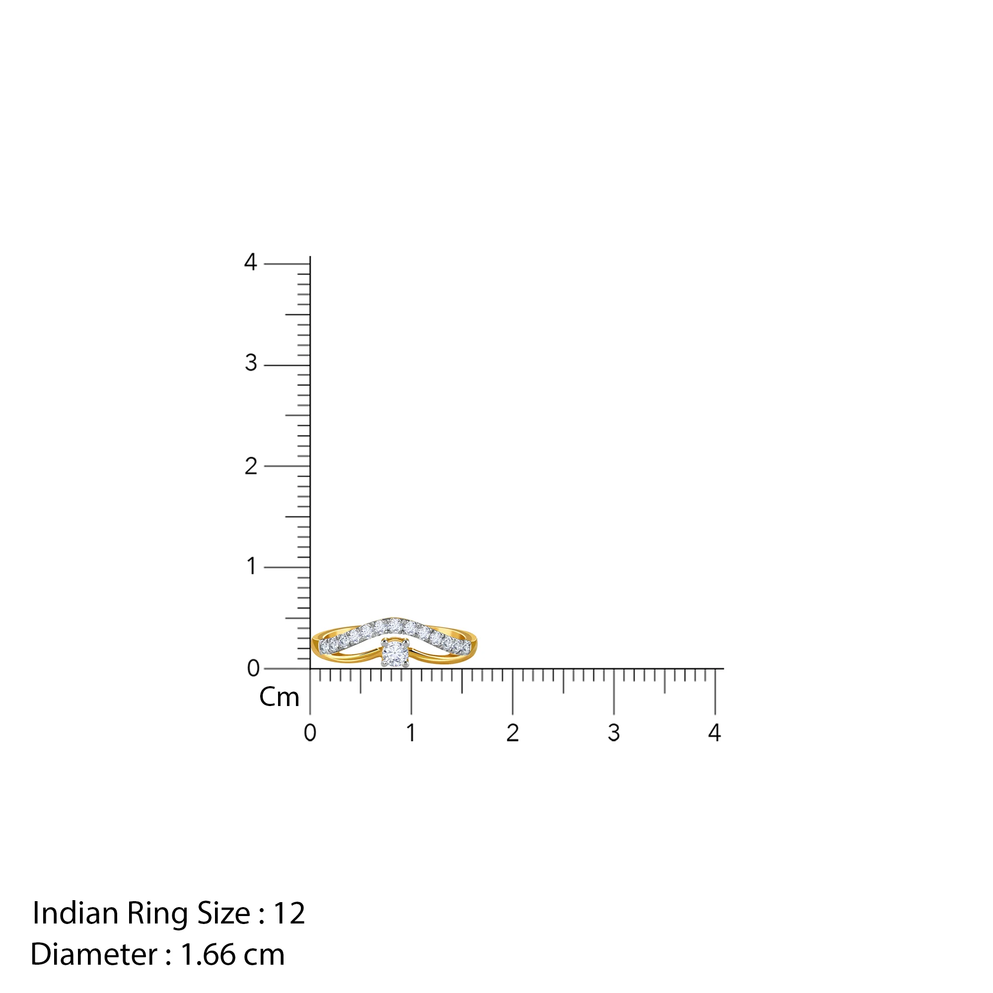 Gold Regna Lab Grown Diamond Ring - Image 6
