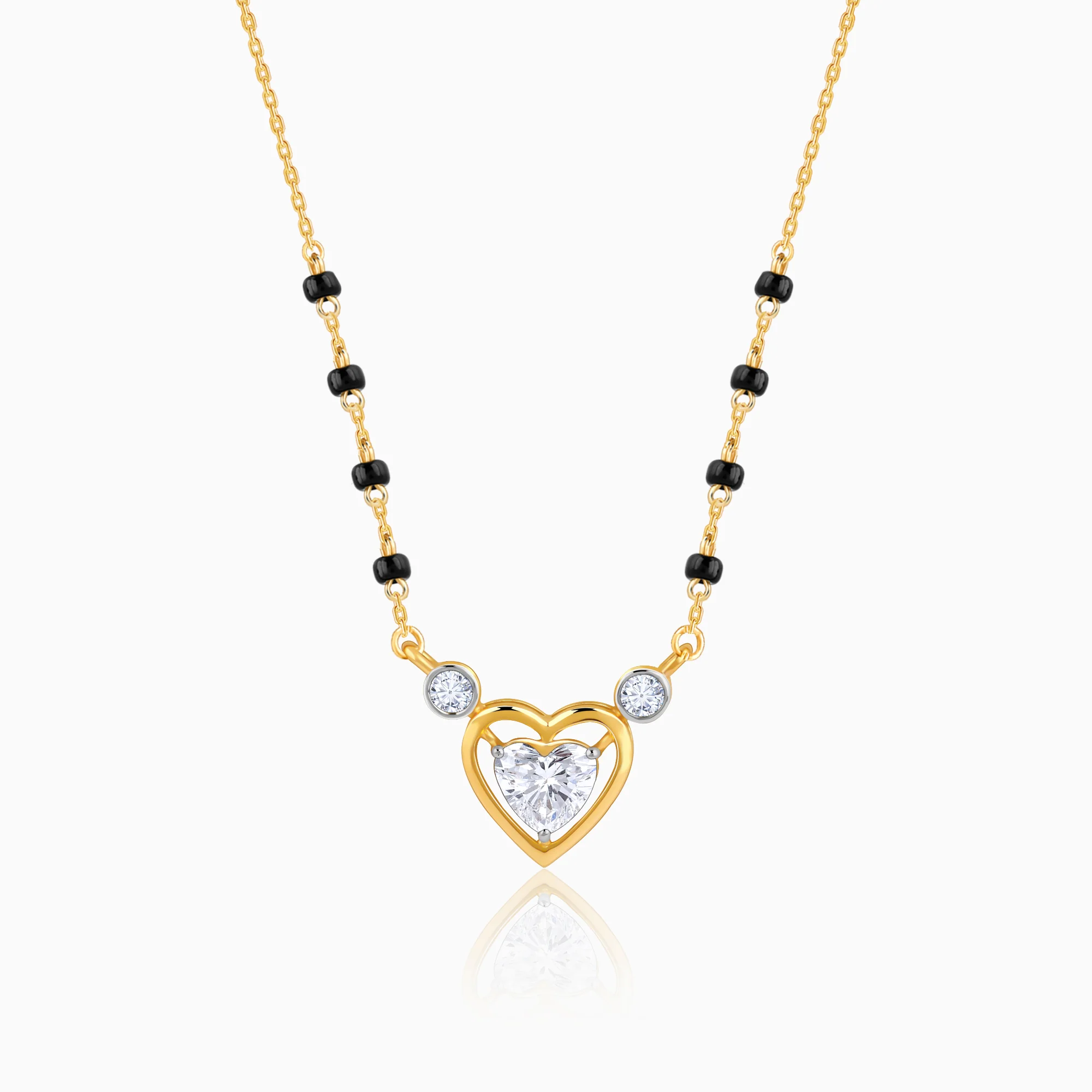 Gold Sacred Nuptials Lab Grown Diamond Mangalsutra