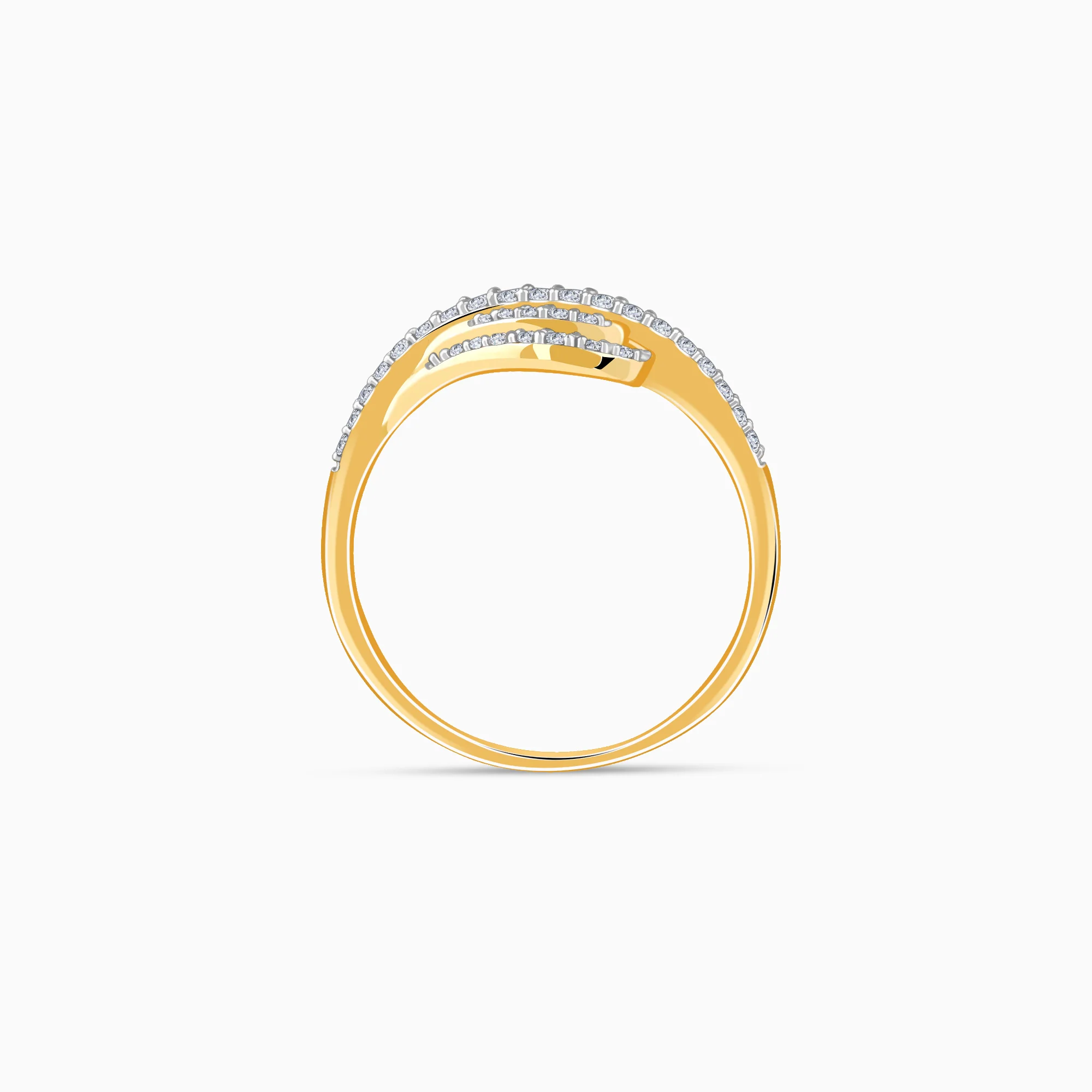 Gold Sassy Lab Grown Diamond Ring - Image 5