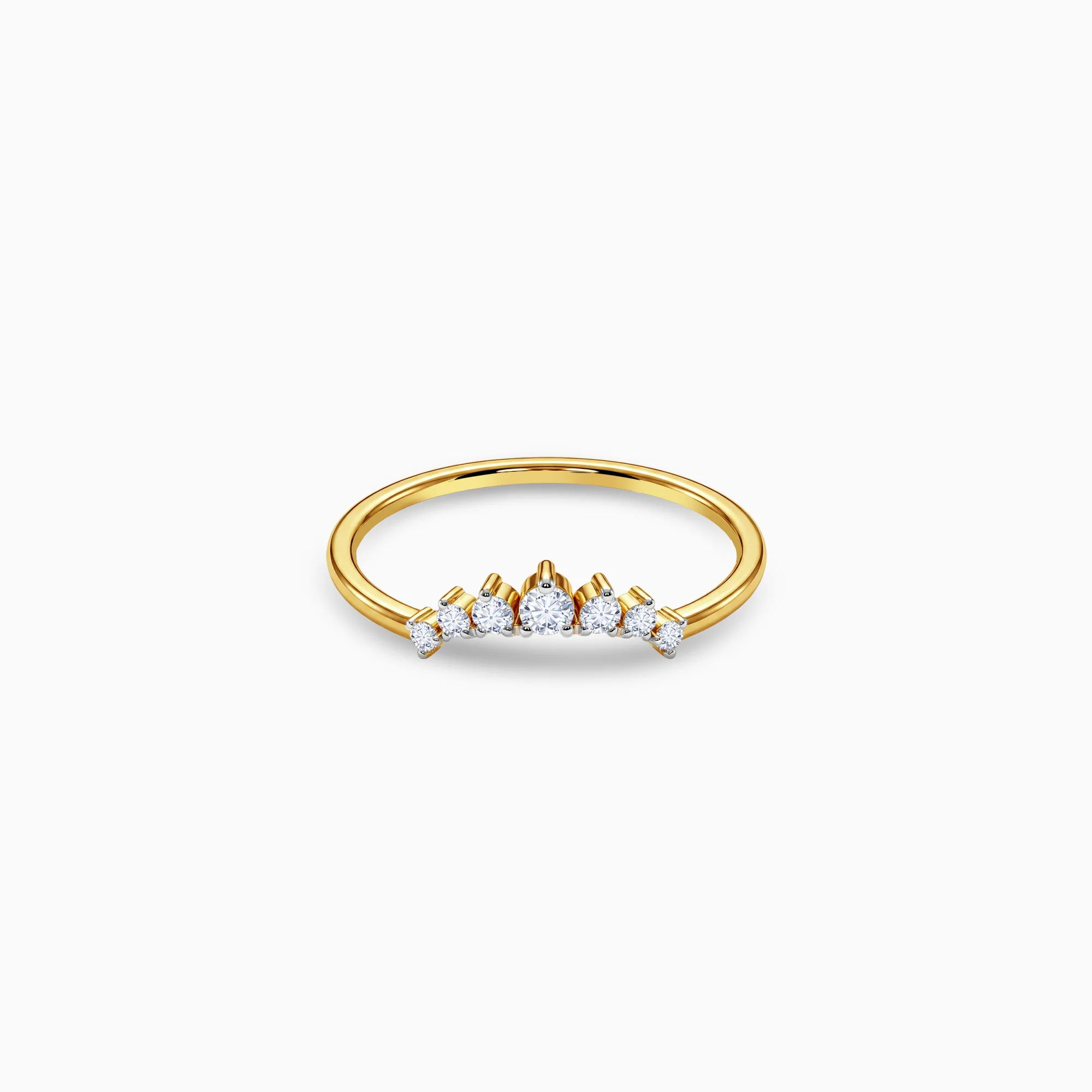 Gold Serac Vanki Lab Grown Diamond Ring (Size 12)