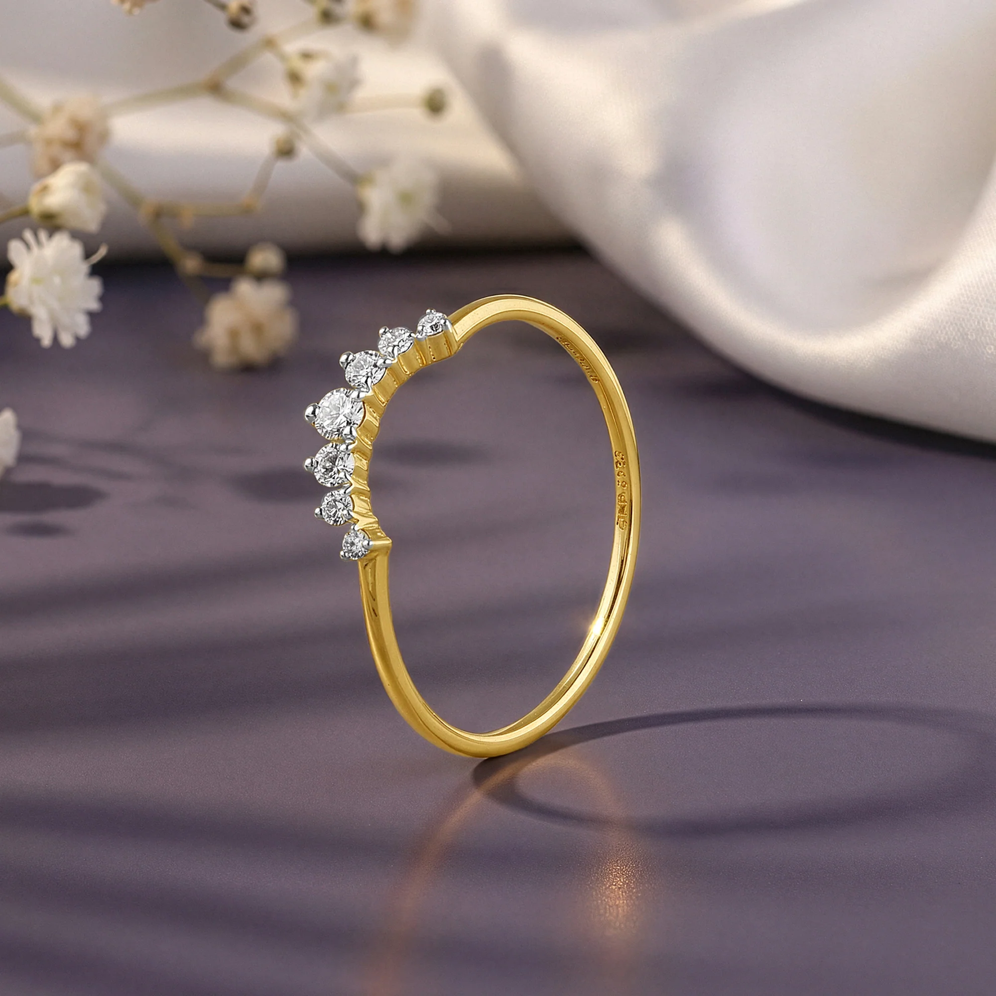 Gold Serac Vanki Lab Grown Diamond Ring (Size 12) - Image 2