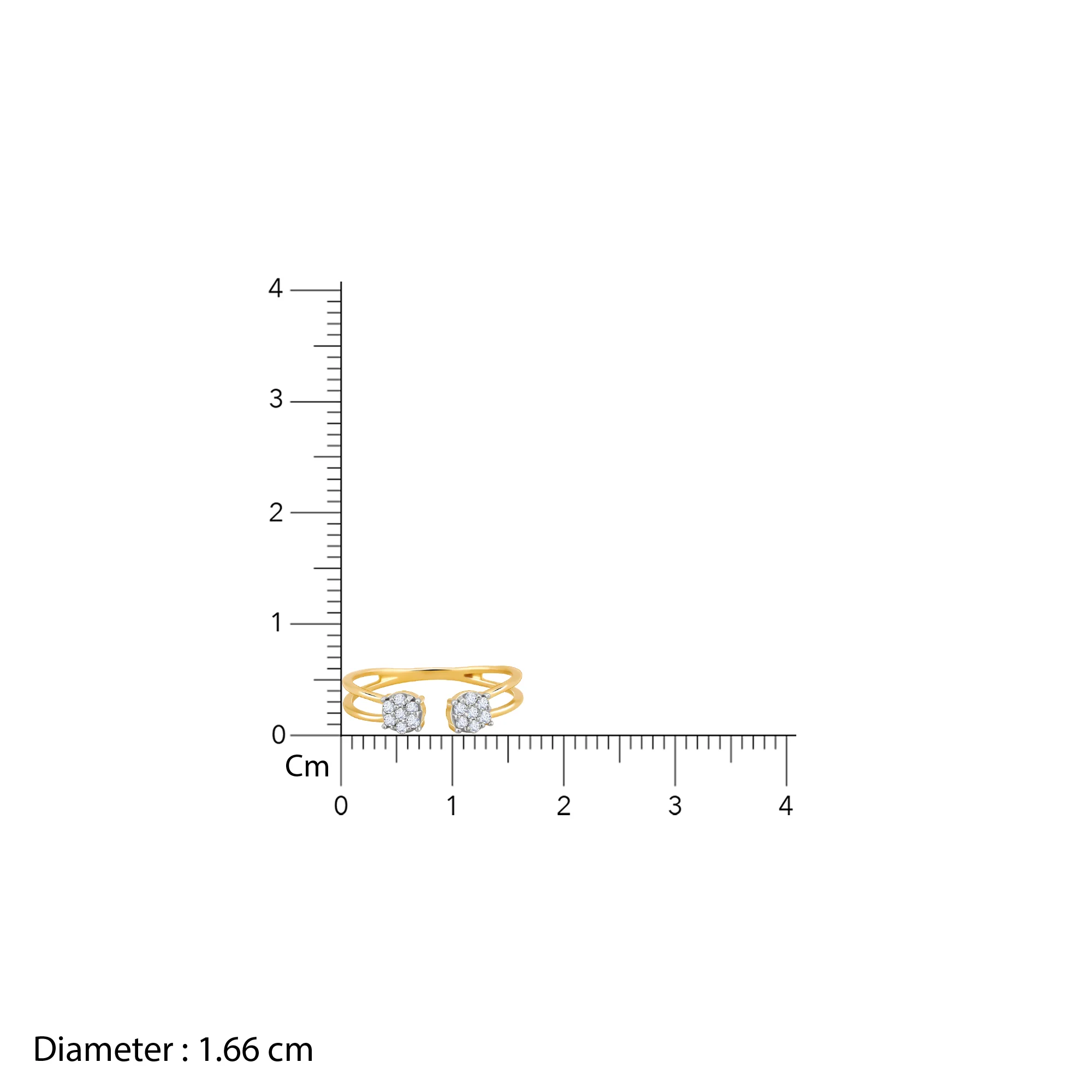 Gold Shared Journey Diamond Ring - Image 6