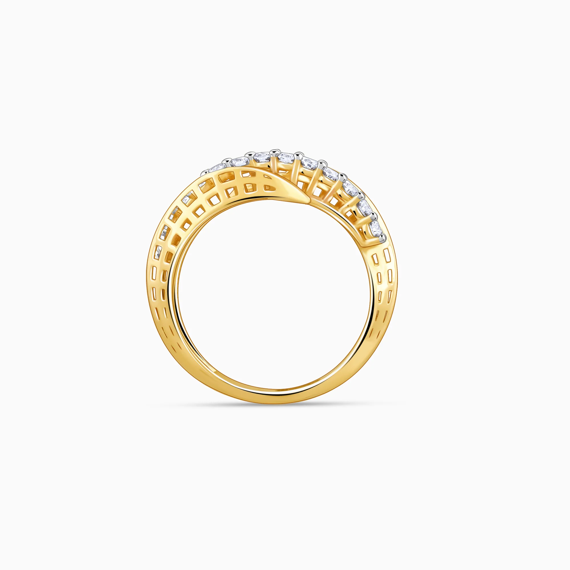 Gold Shimmering Moments Lab Grown Diamond Ring - Image 5