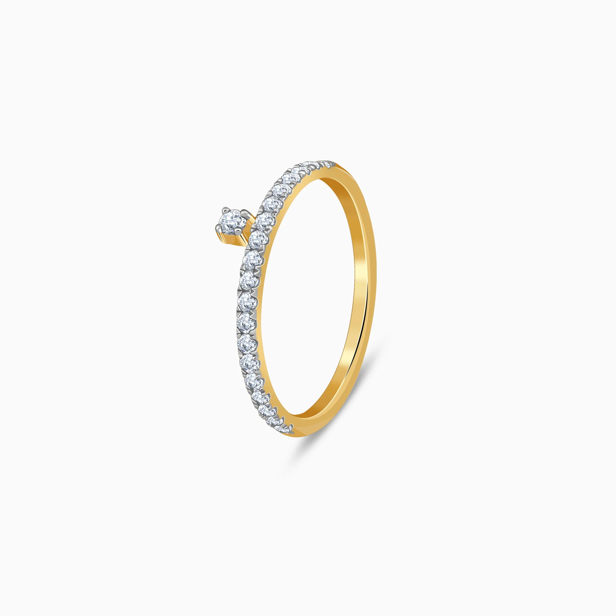 Gold Shine Lab Grown Diamond Ring - Image 4