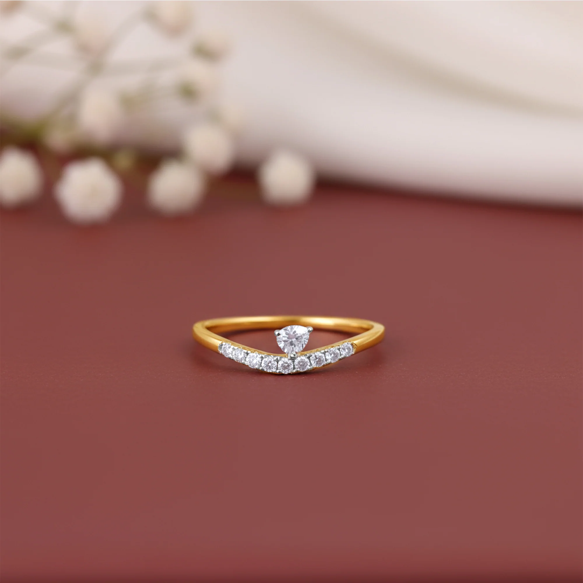 Gold Shine Love Lab Grown Diamond Ring - Image 2