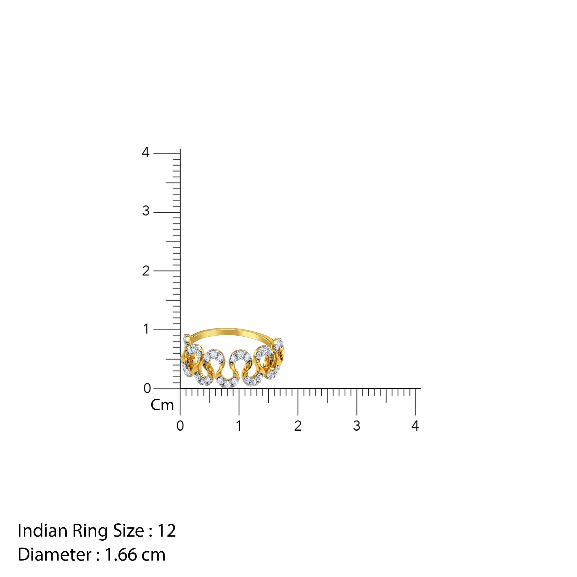 Gold Simone Lab Grown Diamond Ring (Size 12) - Image 5