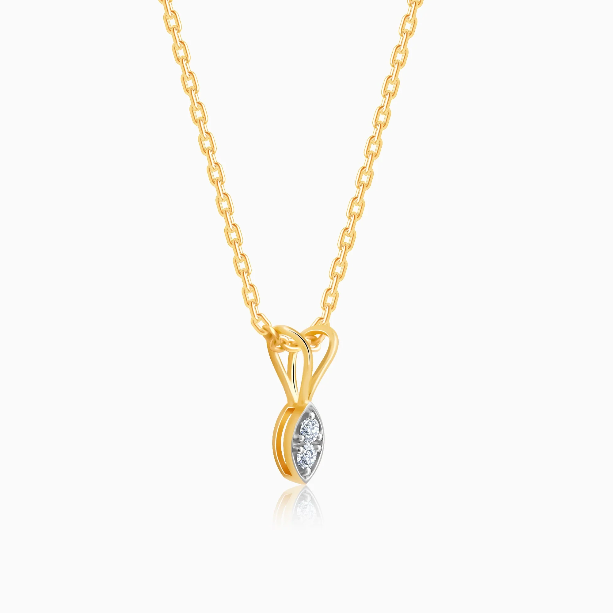 Gold Simply Diamond Pendant - Image 4
