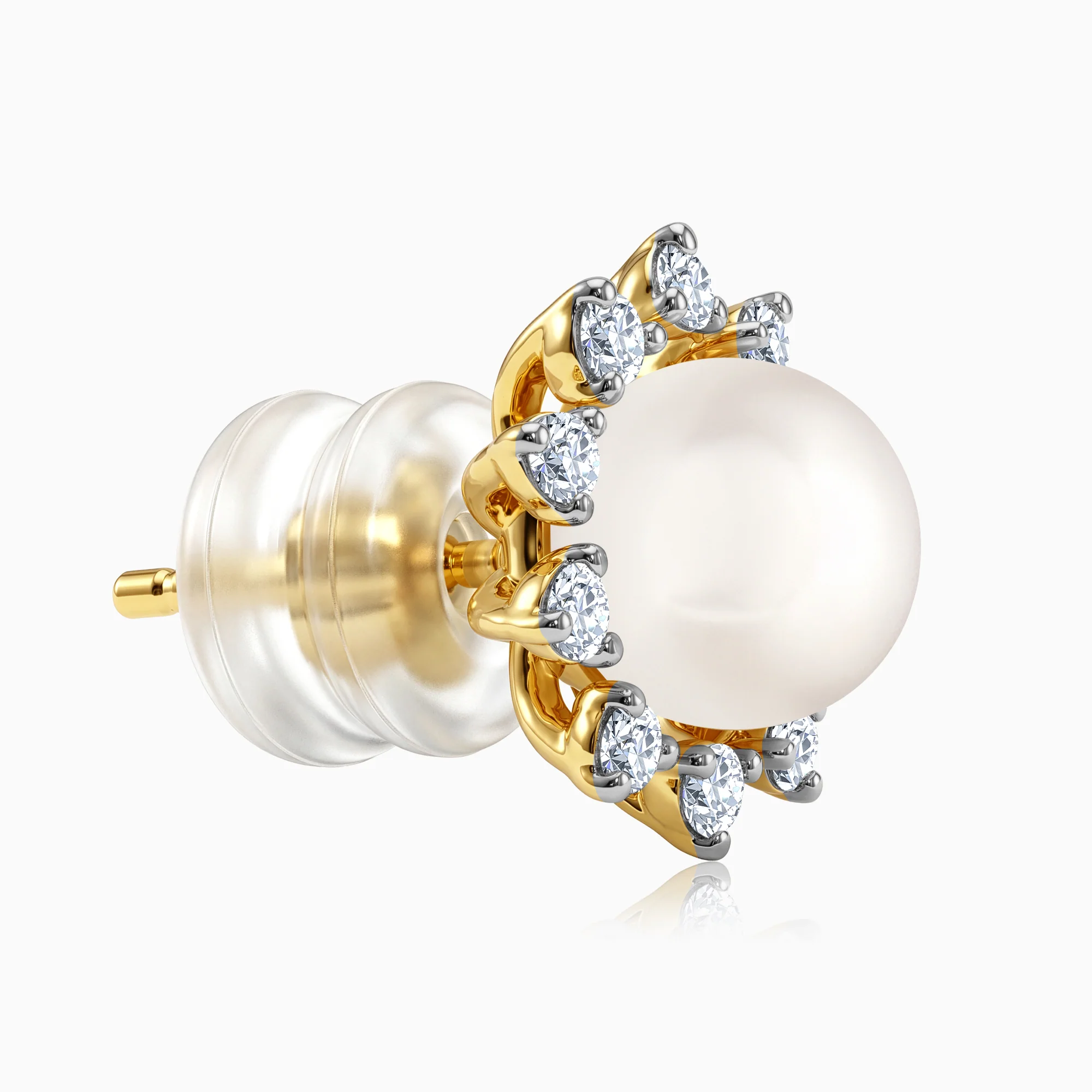 Gold Sol Spark Lab Grown Diamond Studs - Image 4