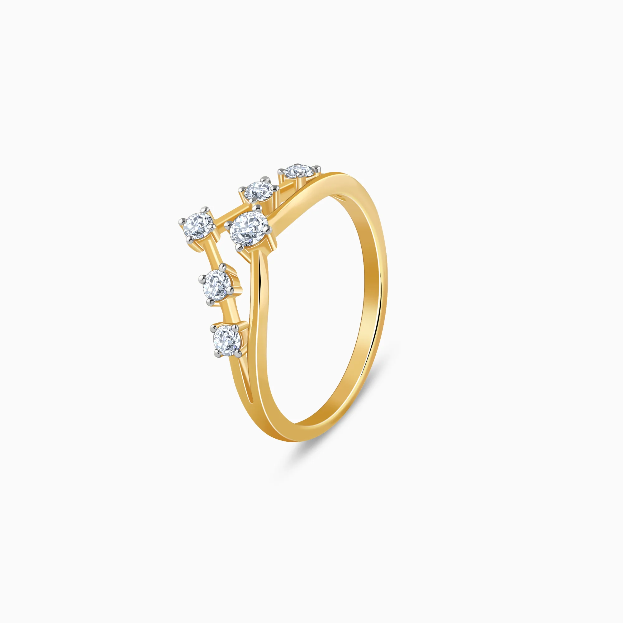 Gold Solara Lab Grown Diamond Ring - Image 4