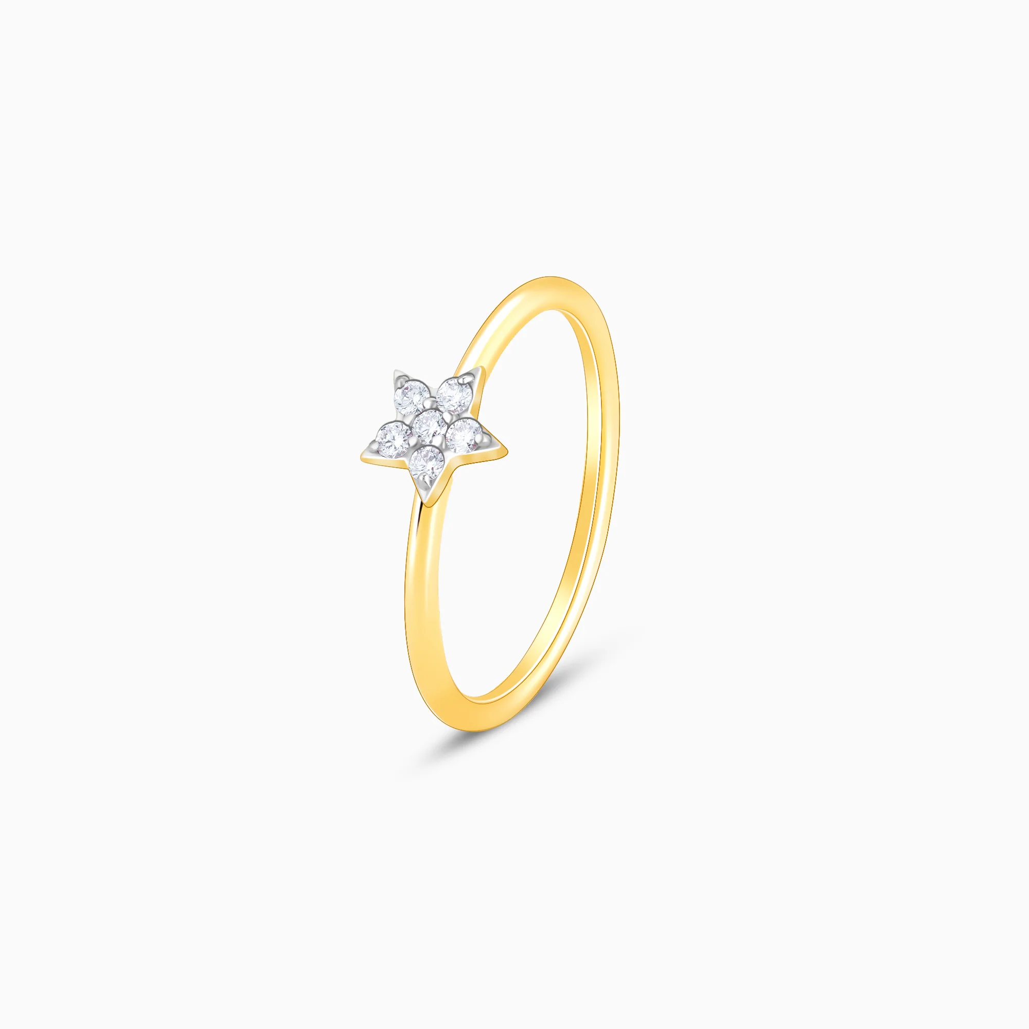 Gold Star Constellation Diamond Ring - Image 4