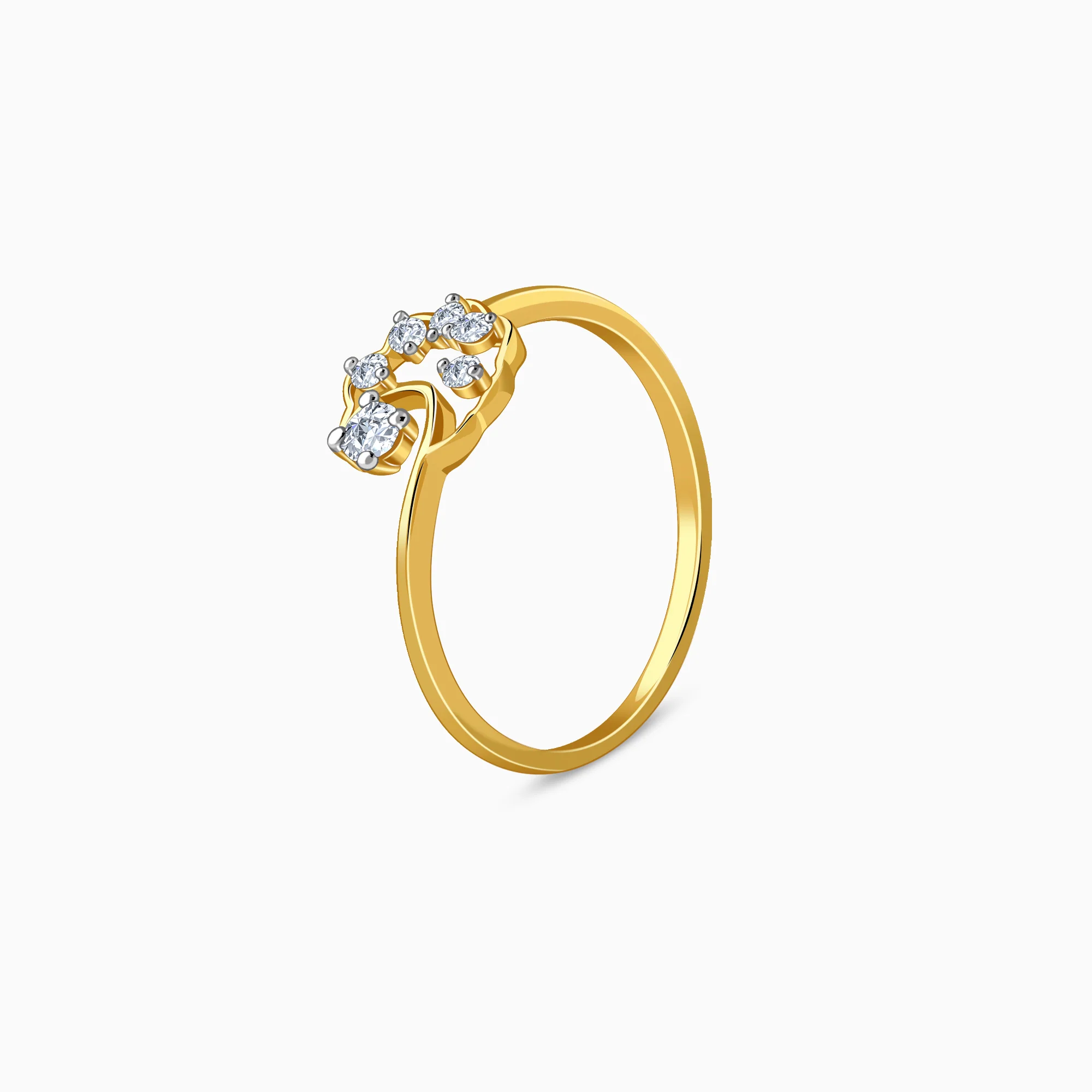 Gold Starry Glow Lab Grown Diamond Ring - Image 4