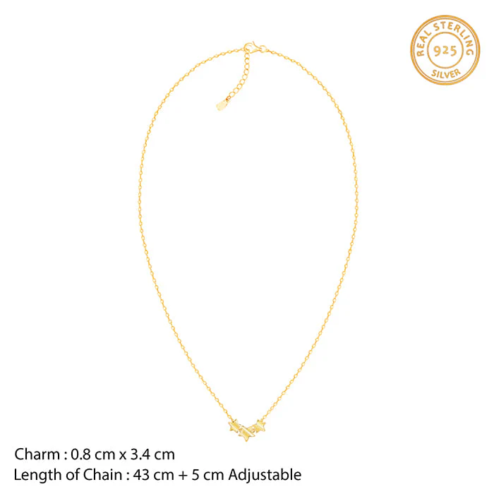 Gold Stellar Glow Necklace - Image 4