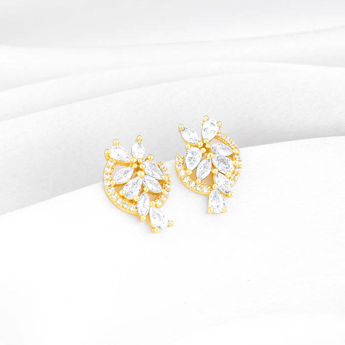 The White Periwinkle Earrings - Image 2