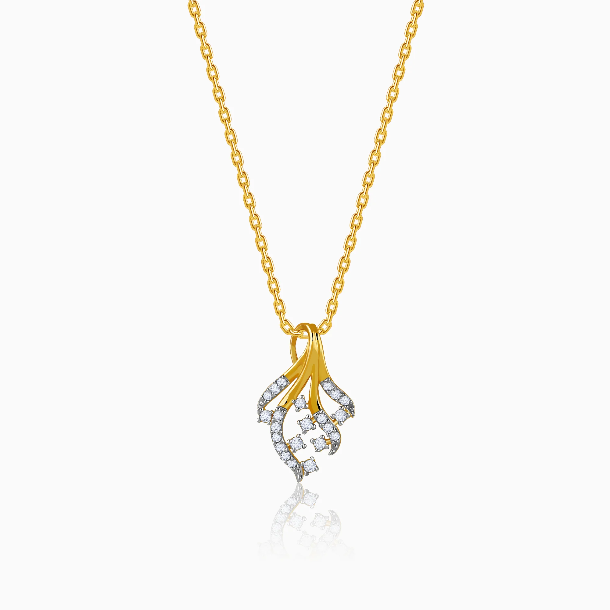 Gold Sylva Lab Grown Diamond Pendant