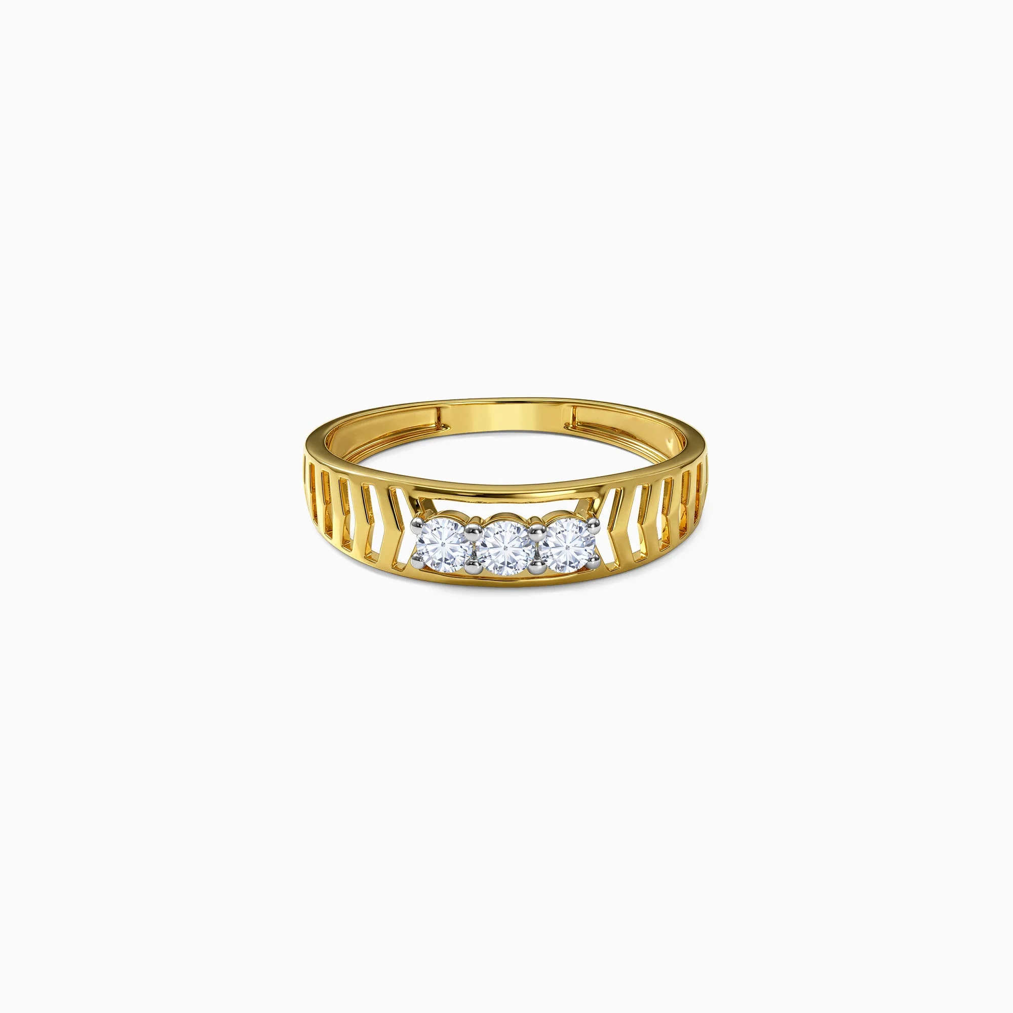 Gold Troika Lab grown Diamond Ring (Size 12)