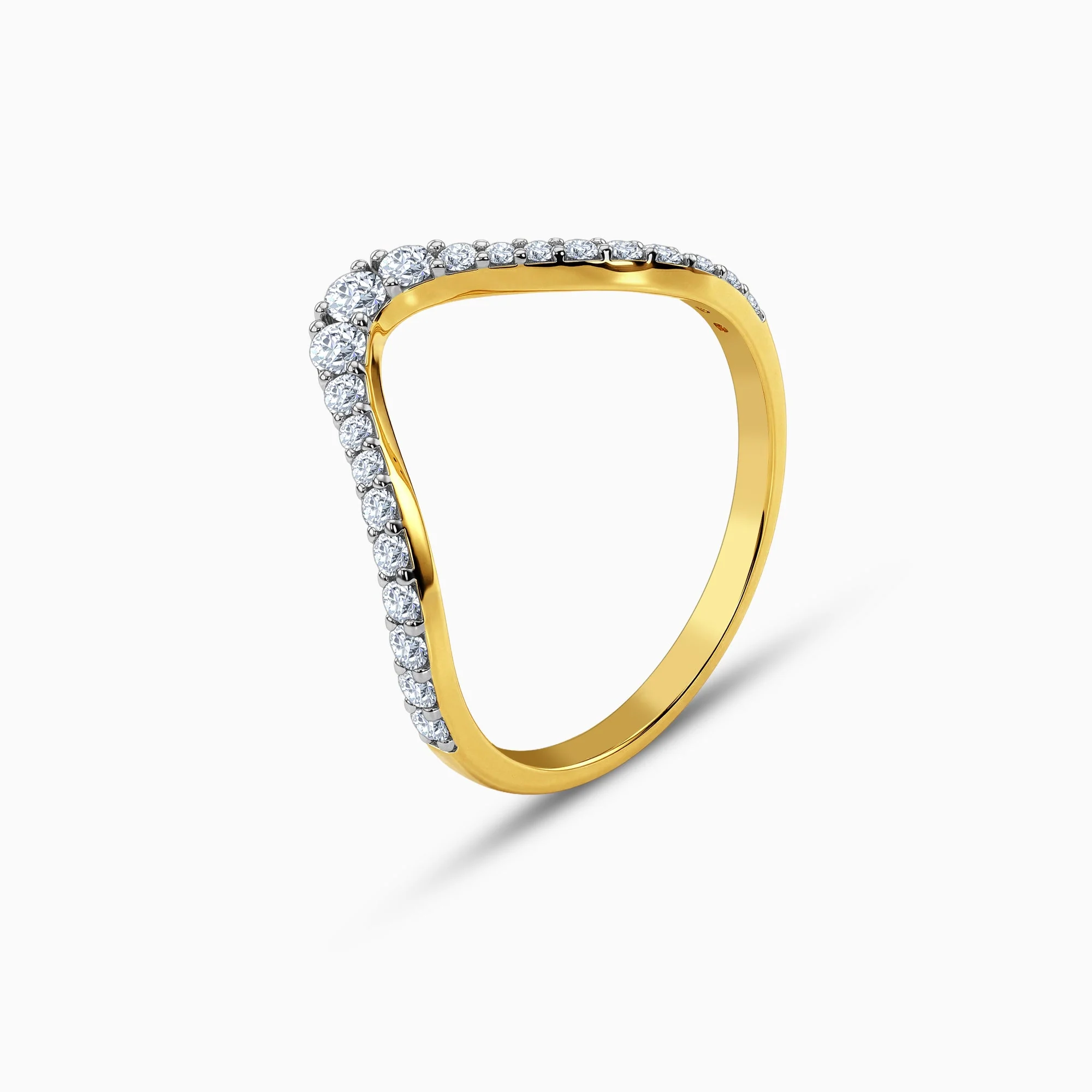 Gold Vanki Lab Grown Diamond Ring (Size 12) - Image 4