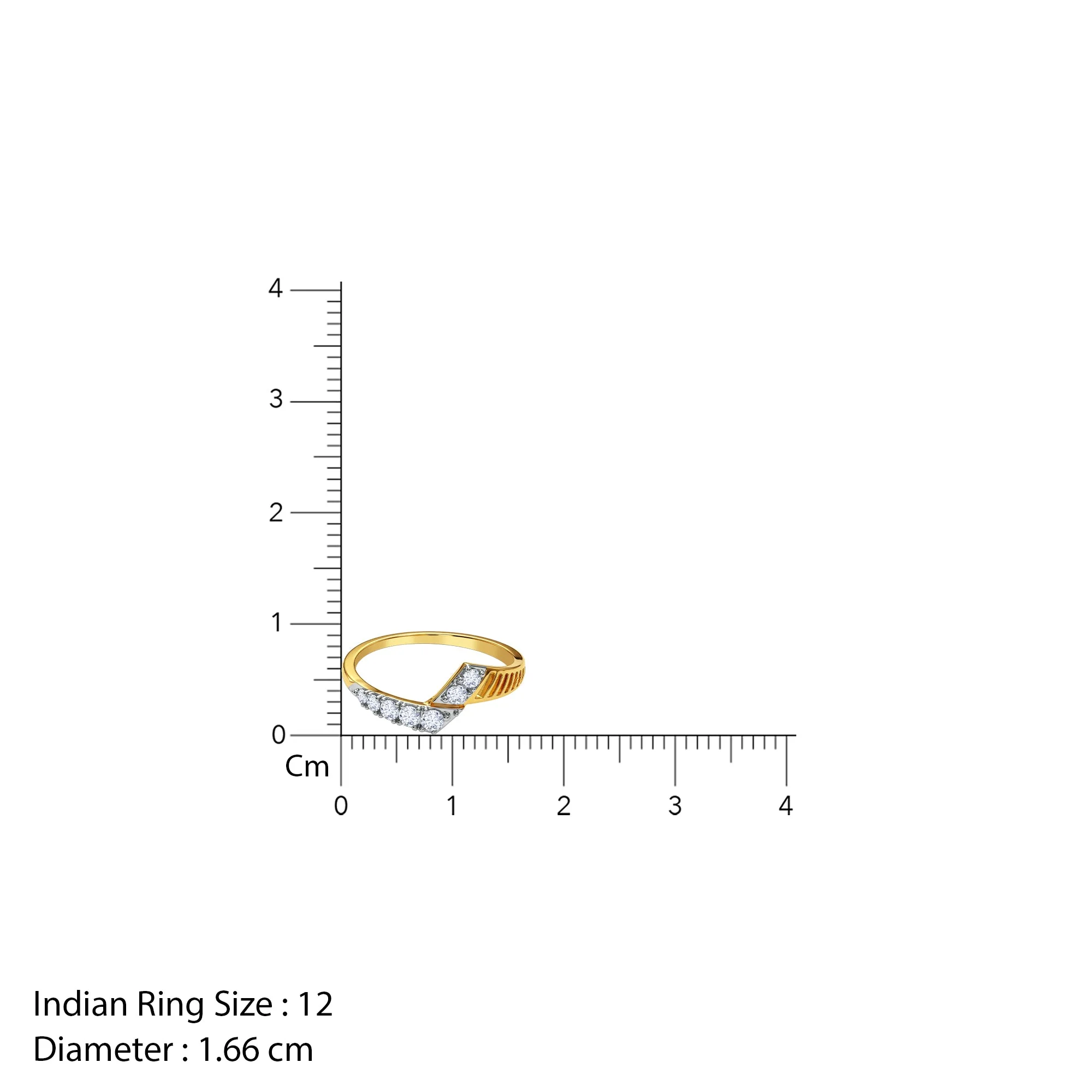 Gold Violette Lab Grown Diamond Ring (Size 12) - Image 5