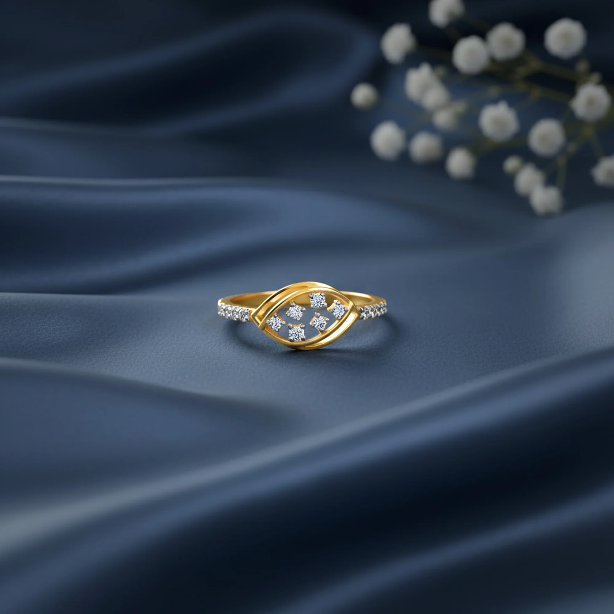 Gold Visionary Spark Lab Grown Diamond Ring - Image 2
