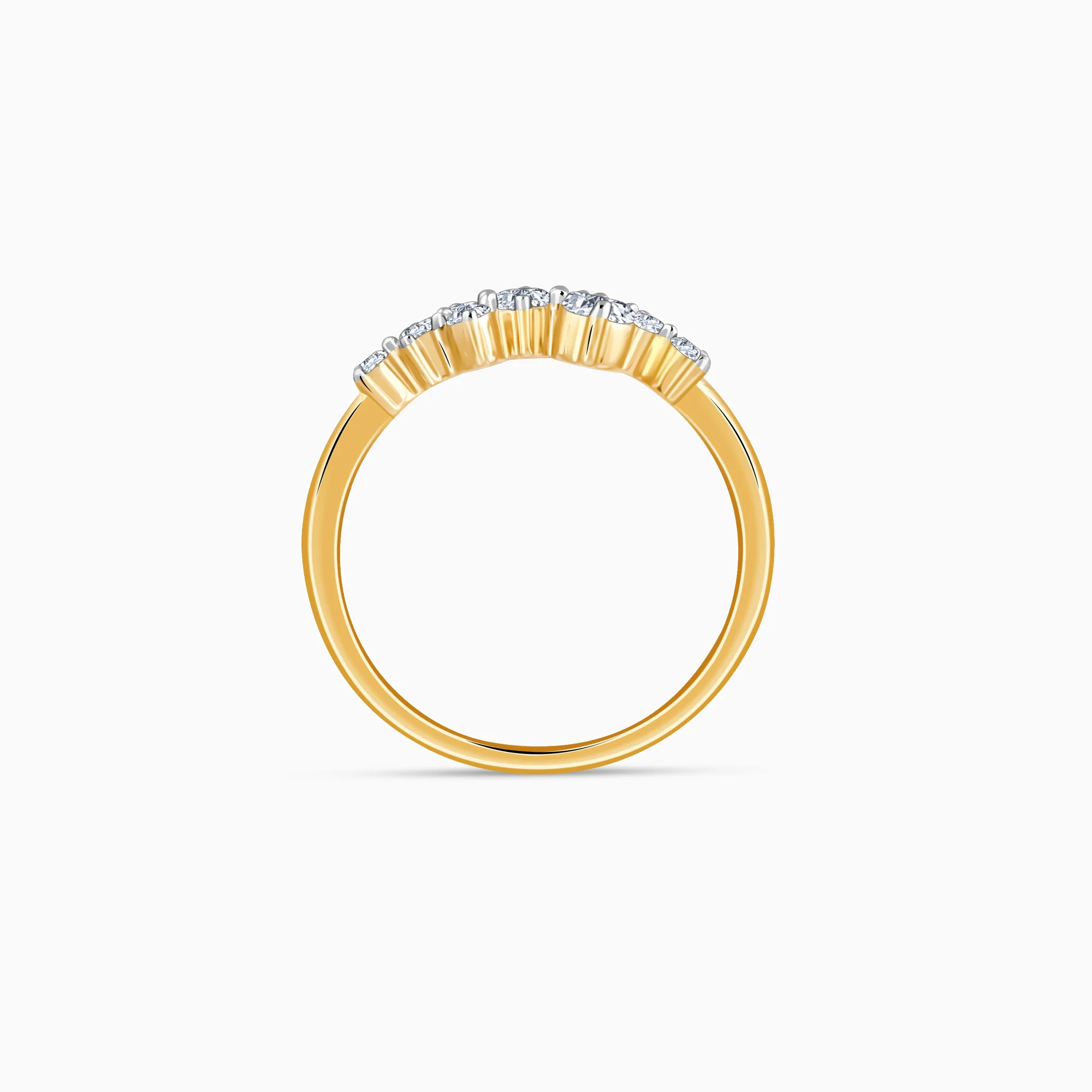 Gold Whispering Dew Lab Grown Diamond Ring - Image 5
