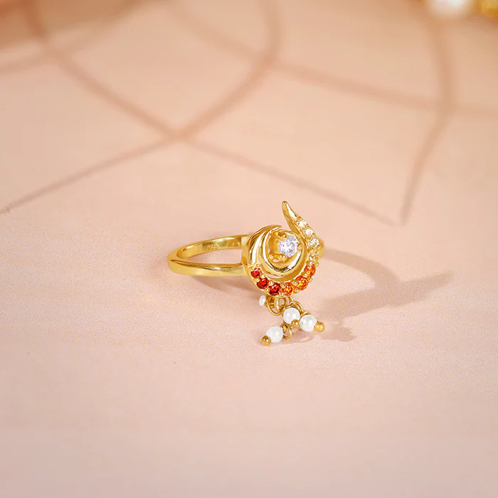 Golden Ambika Ring - Image 2