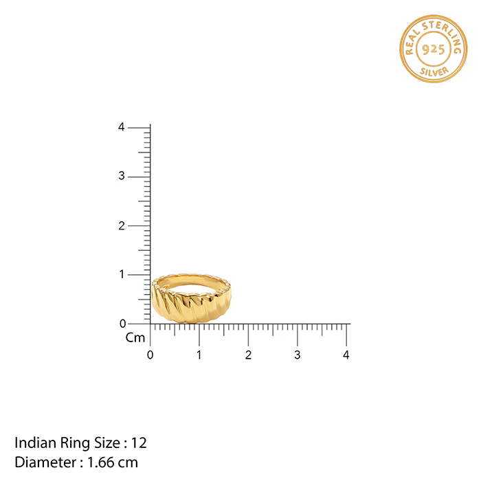 Golden Aura Rays Ring (Size 12) - Image 5