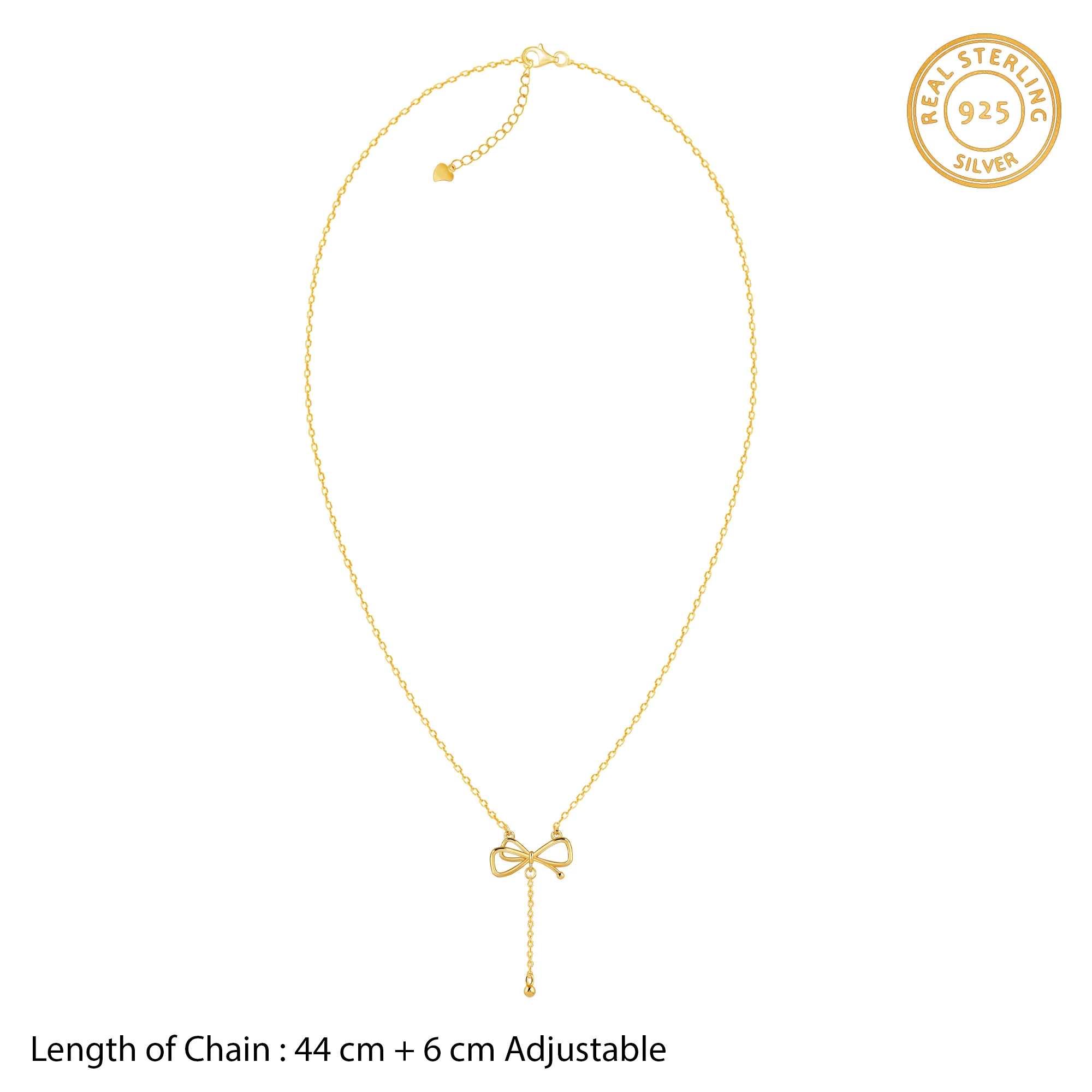 Golden Bowtiful Necklace - Image 5