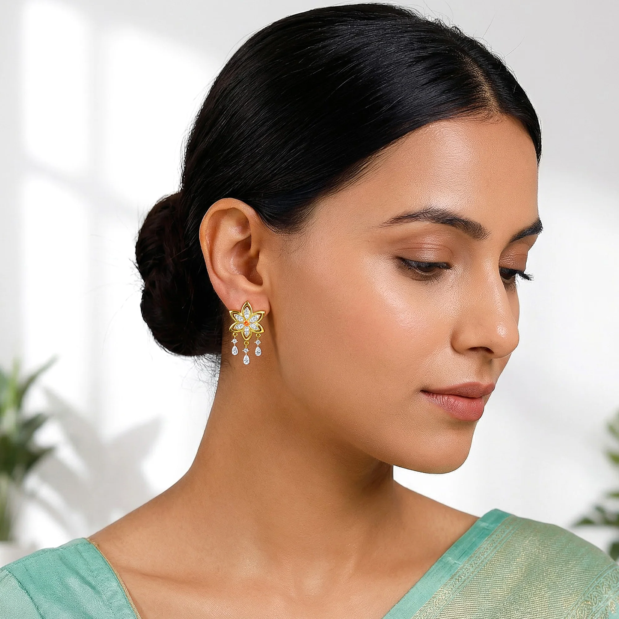 Golden Brizo Earrings - Image 3