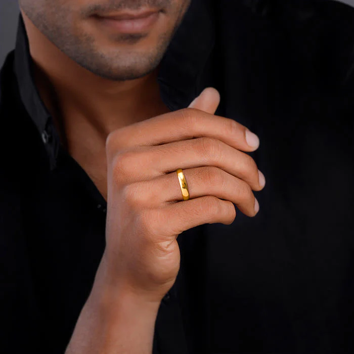 Golden Classic Band For Him - Image 4
