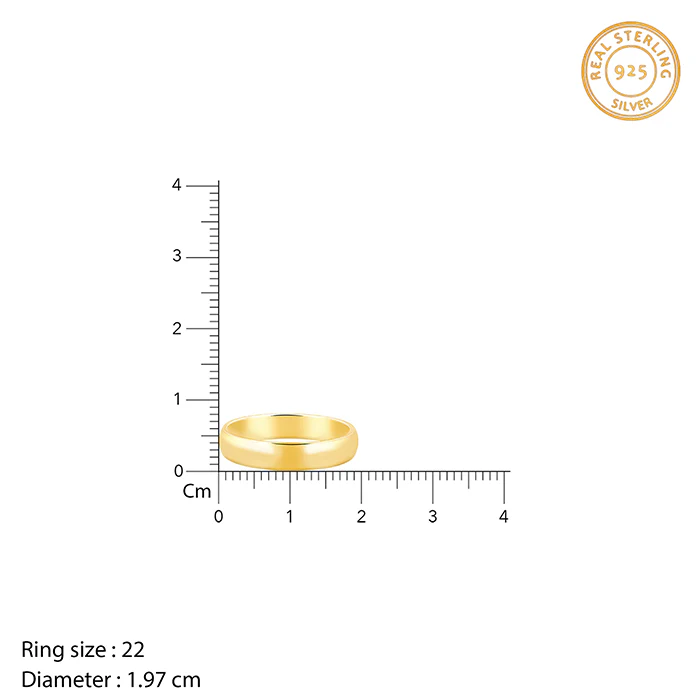 Golden Classic Band For Him - Image 8