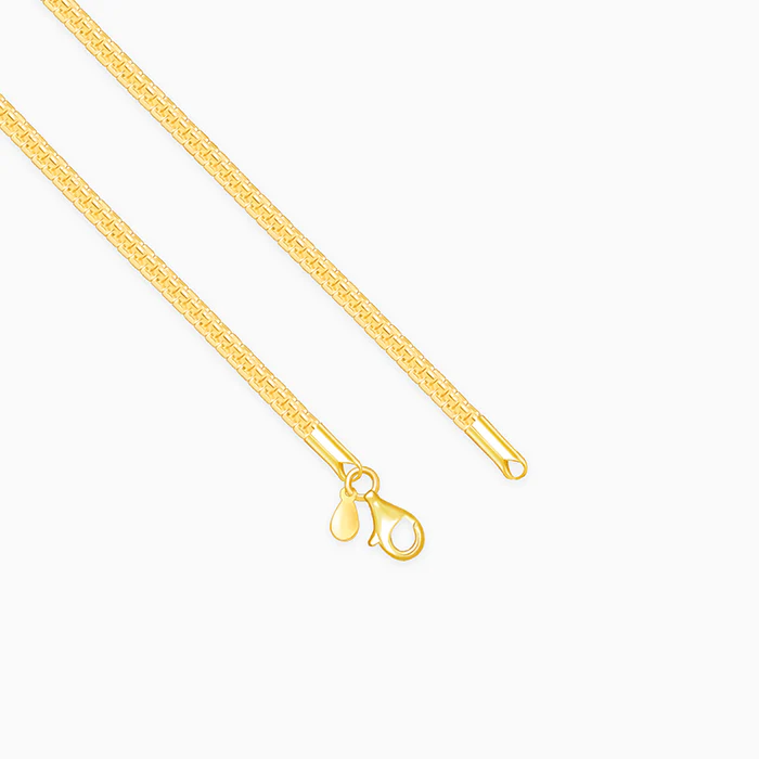 Golden Close Wave Chain For Him - Image 4