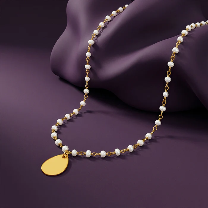 Golden Colleen Pearl Necklace - Image 2