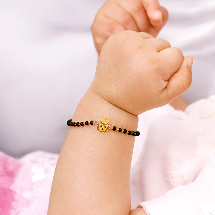 Golden Cub Bracelet Rakhi (0 - 2 Years) - Image 3