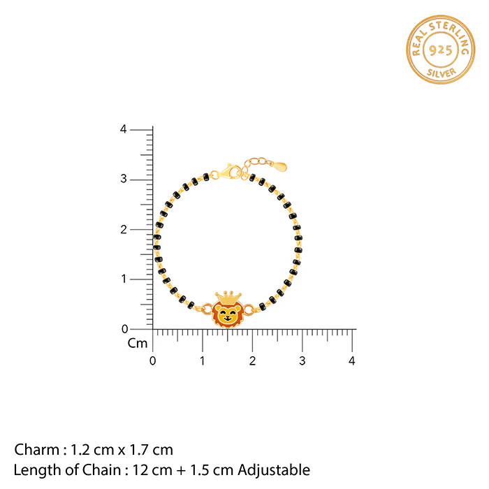 Golden Cub Bracelet Rakhi (0 - 2 Years) - Image 4