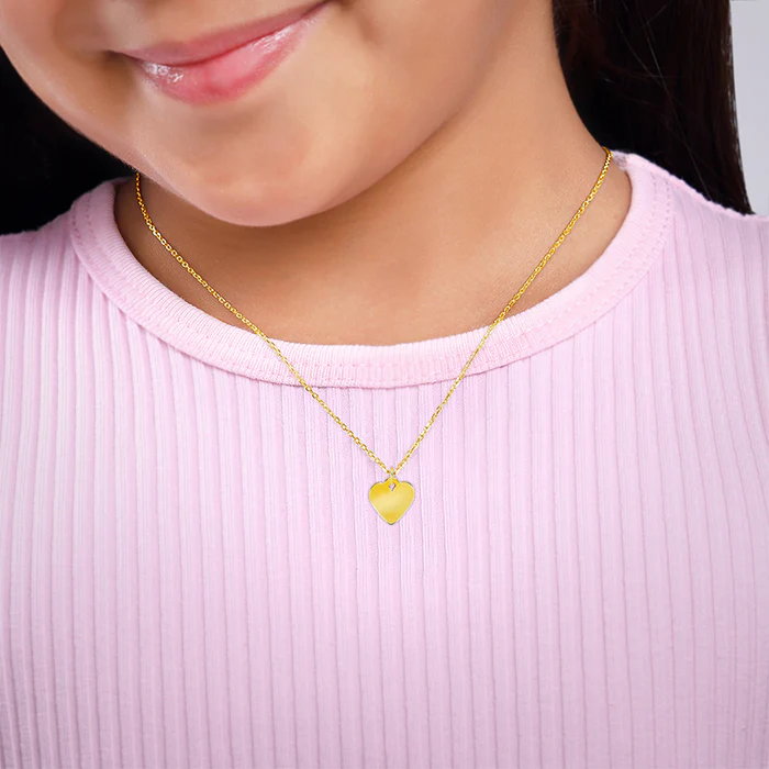 Golden Cutie Love Pendant With Link Chain - Image 3