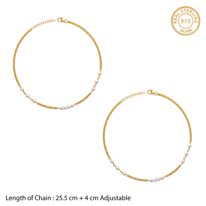 Golden Effie Anklet - Image 4