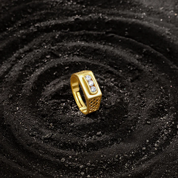 Golden Eternal Bliss Ring for Him - Image 2