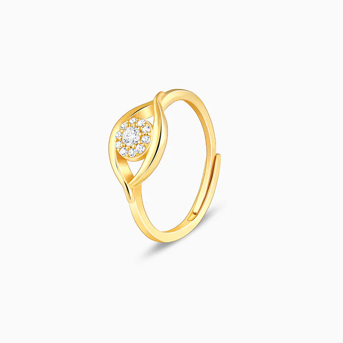 Golden Evil Eye Royale Ring - Image 4