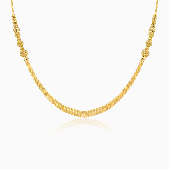 Golden Fancy Necklace - Image 3