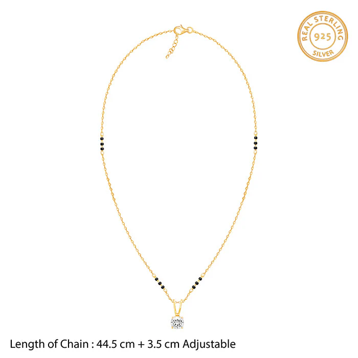 Golden Forever Moments Mangalsutra Set - Image 5