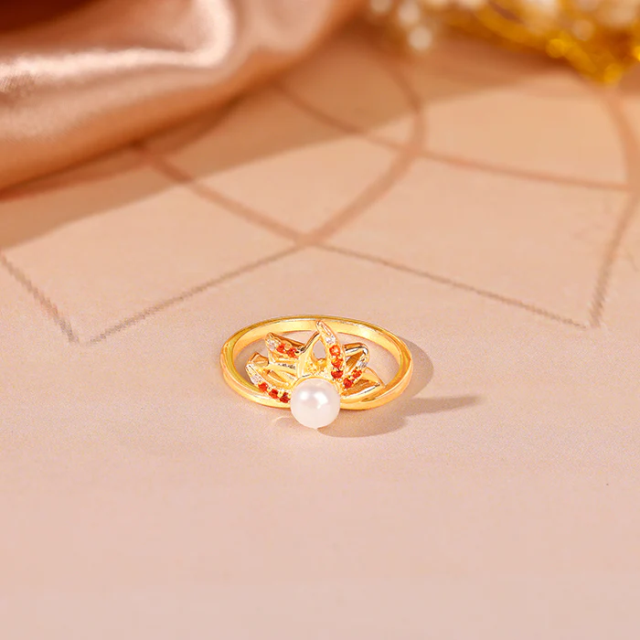 Golden Freya Ring - Image 2