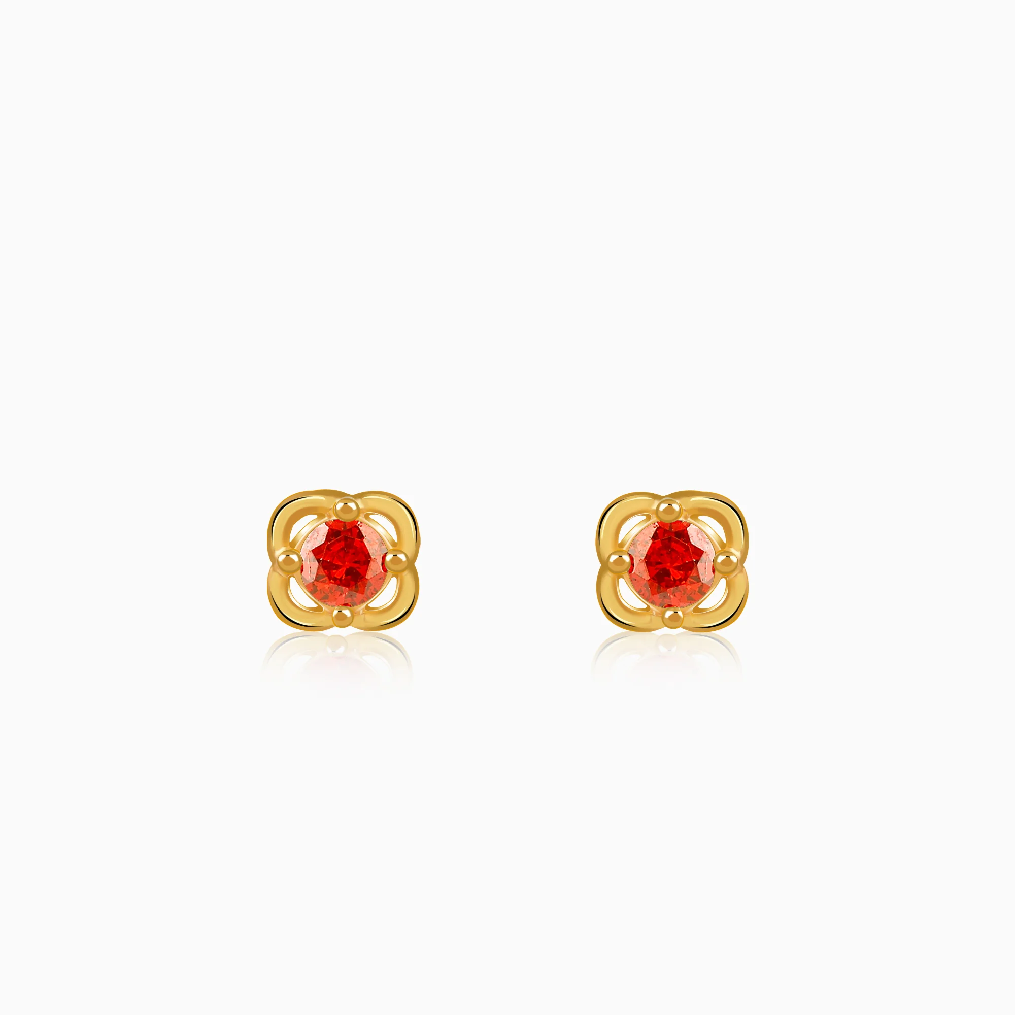 Golden Frigg Stud Earrings