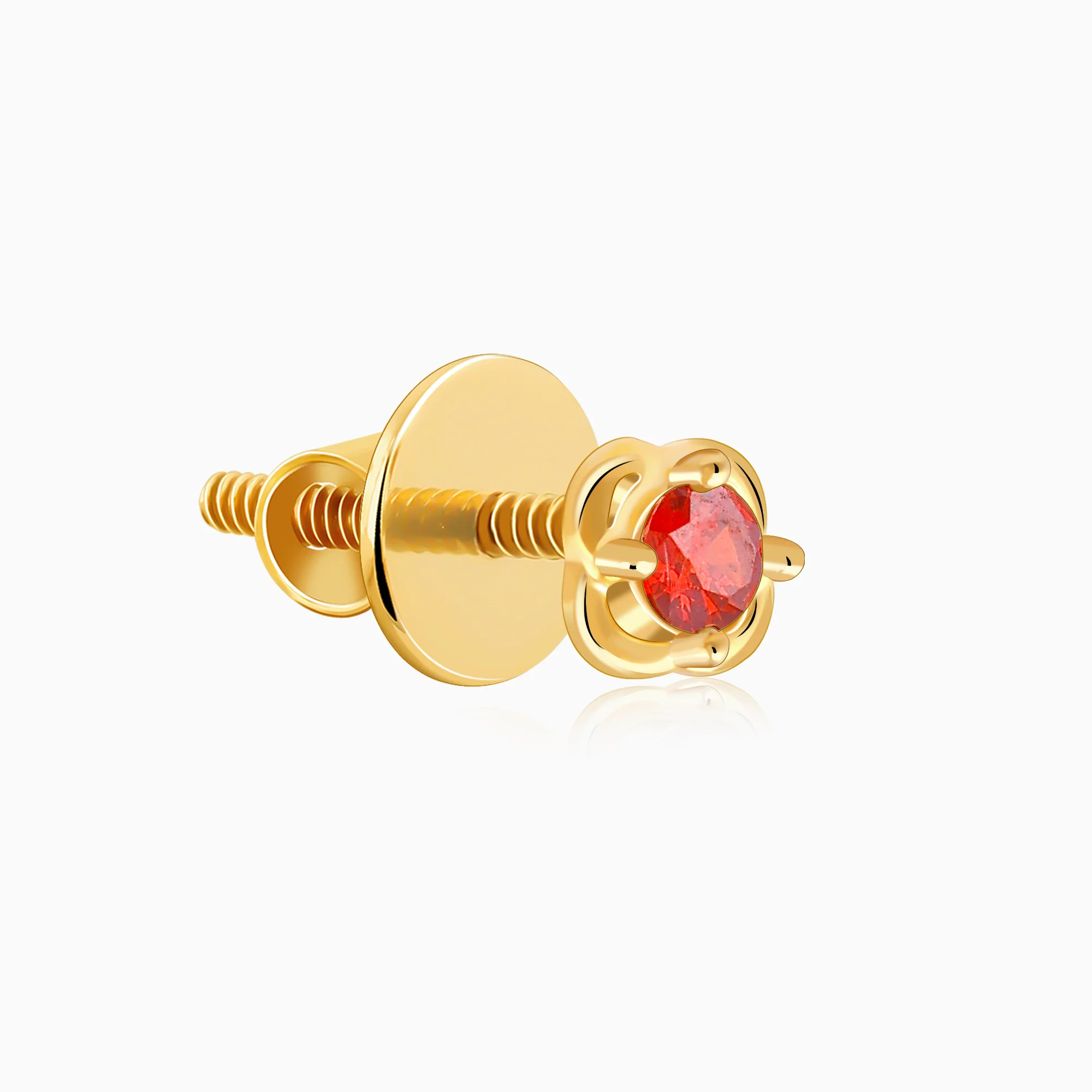 Golden Frigg Stud Earrings - Image 4