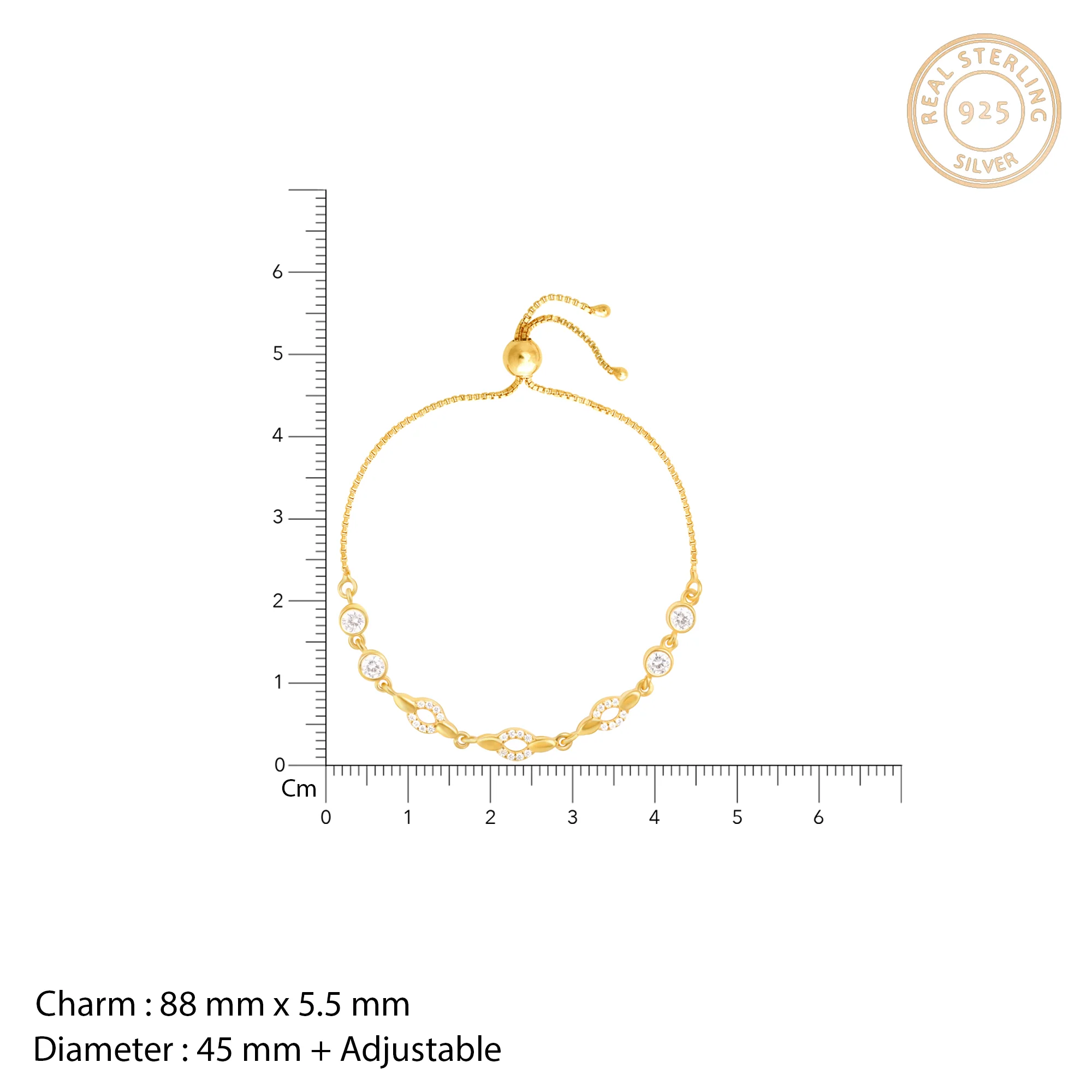 Golden Frozen Elsa Bracelet - Image 4