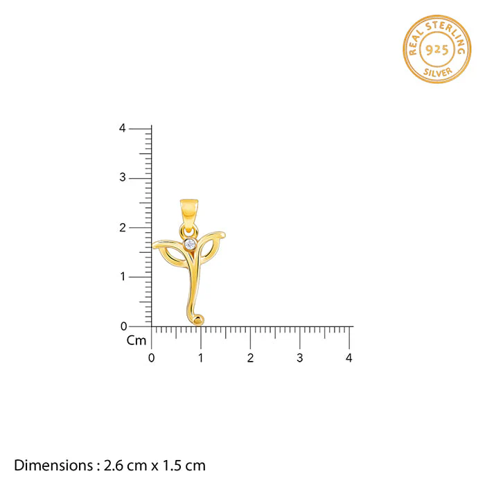 Golden Ganesha Trunk Pendant With Link Chain - Image 5